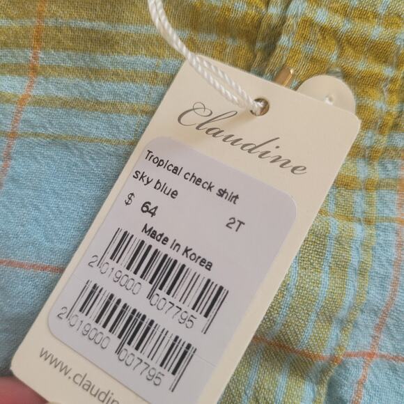 Claudine Tropical Check Shirt - Picture 4 of 7